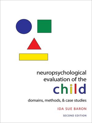 cover image of Neuropsychological Evaluation of the Child